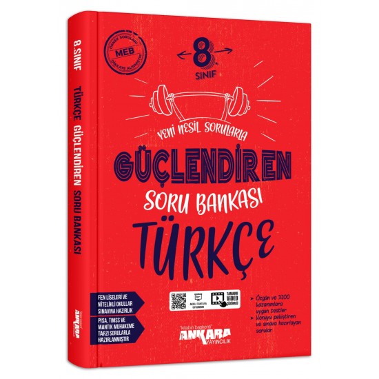 Ankara Yayınları 8. Sınıf Güçlendiren Türkçe Soru Bankası