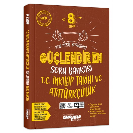 Ankara Yayınları 8. Sınıf Güçlendiren T.C. İnkılap Tarihi ve Atatürkçülük Soru Bankası