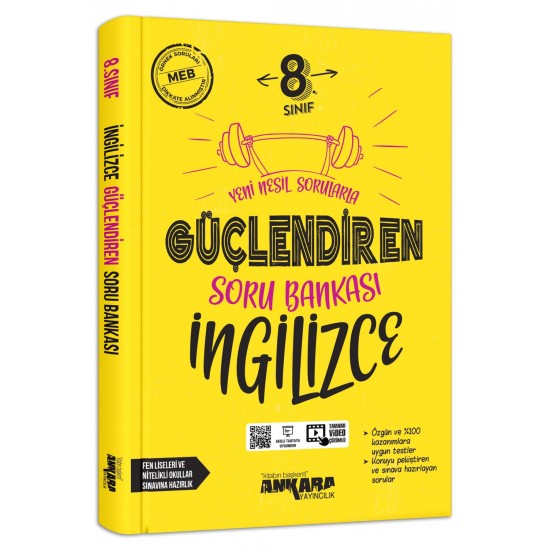 Ankara Yayınları 8. Sınıf Güçlendiren İngilizce Soru Bankası