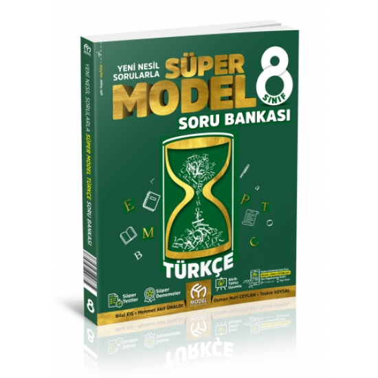 Model Eğitim 8. Sınıf Türkçe Süper Model Soru Bankası