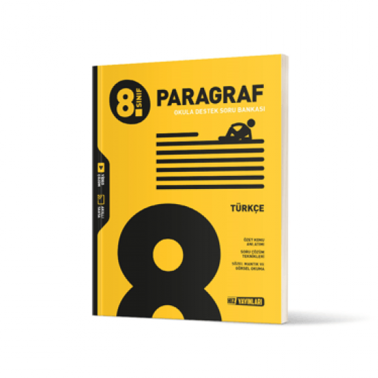 Hız Yayınları 8.sınıf Türkçe Paragraf Soru Bankası