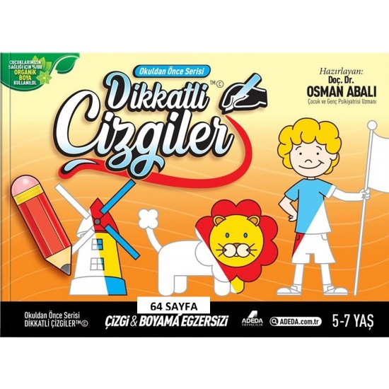 Dikkatli Çizgiler 4-7 Yaş-Osman Abalı
