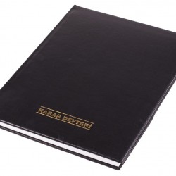 Karar Defteri Düz Çizgisiz Ciltli 23x33 Ebat  (357)