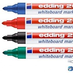 Edding 260 Beyaz Yazı Tahtası Kalemi Siyah