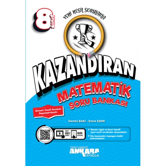 Ankara Yayıncılık  8. Sınıf Kazandıran Matematik Soru Bankası