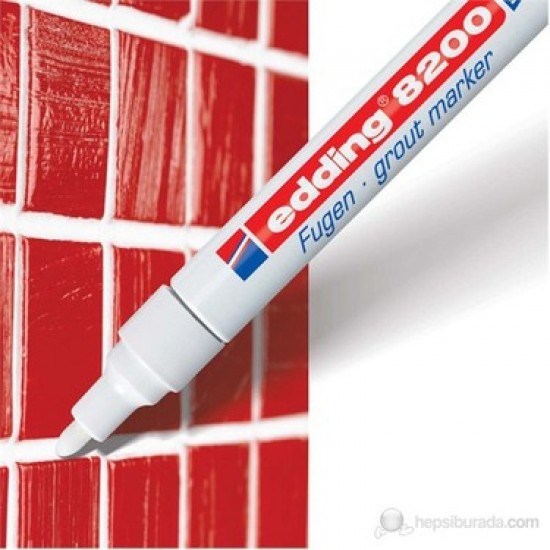 Edding Fayans Derzi Kalemi 2-4mm 8200 Beyaz