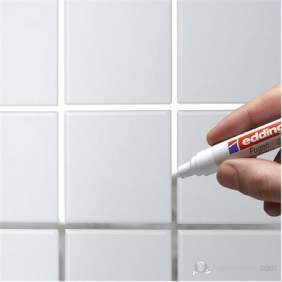 Edding Fayans Derzi Kalemi 2-4mm 8200 Beyaz