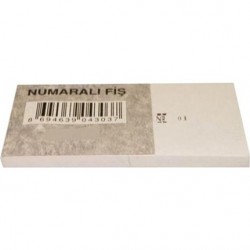 FOLIX Numaralı Fiş 5 x 10 cm - 99 Yaprak