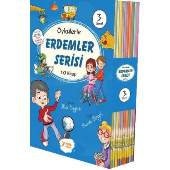 Öykülerle Erdemler Serisi 10 Kitap (3. Sınıflar İçin) - Ülkü Duysak Yuva Yayınları