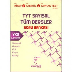 Karekök TYT Tüm Dersler Sayısal Soru Bankası Yeni