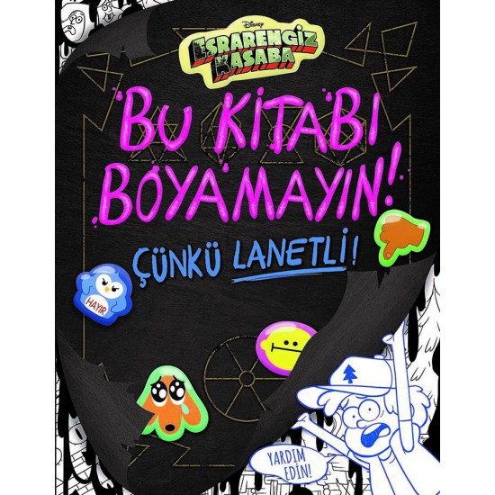 Disney Esrarengiz Kasaba Bu Kitabı Boyamayın Çünkü Lanetli-Emmy Cicierega