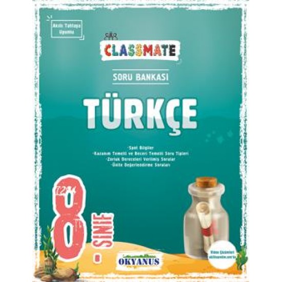Okyanus Yayıncılık 8. Sınıf Classmate Türkçe Soru Bankası