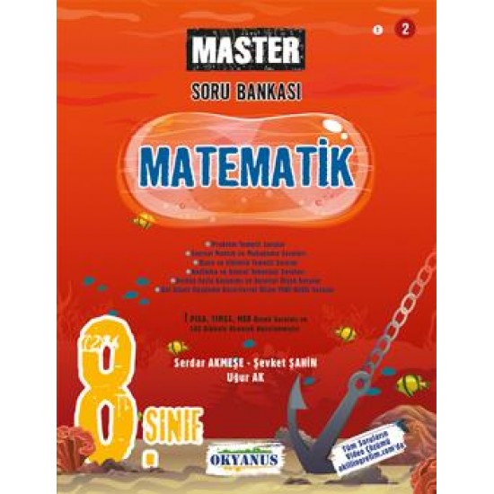 Okyanus Yayınları 8. sınıf master matematik soru bankası