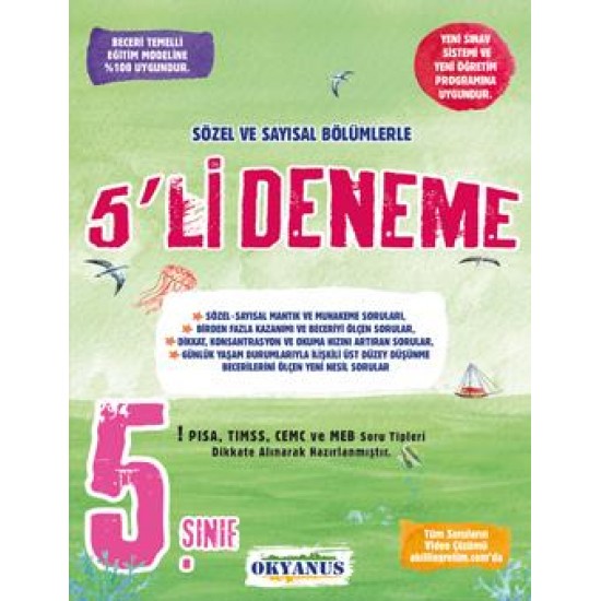 Okyanus Yayınları 5. Sınıf 5'li Deneme