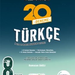 Okyanus Yayınları 8. Sınıf Master 20 Türkçe Denemesi