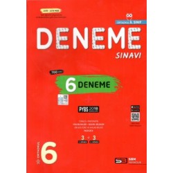 SBM 6.Sınıf PYBS 6 Deneme Sınavı Yeni Tüm Dersler