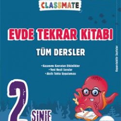 Okyanus Yayıncılık 2. Sınıf Classmate Tüm Dersler Evde Tekrar Kitabı