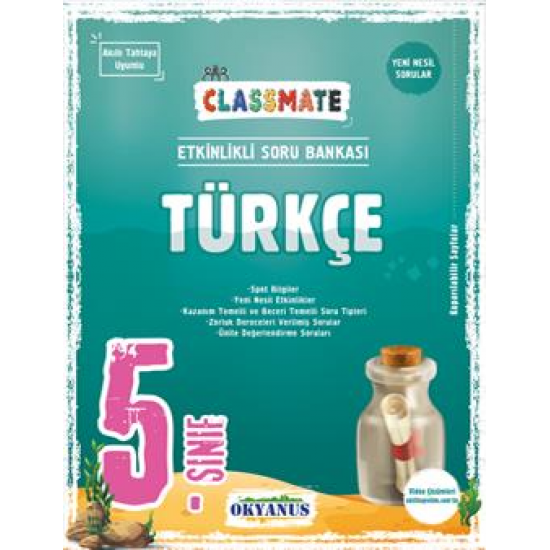 Okyanus Yayınları 5. Sınıf Classmate Türkçe Soru Bankası