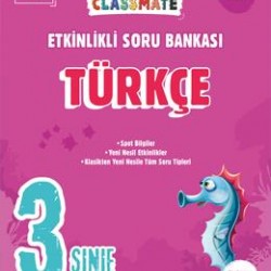 Okyanus Yayınları  3. Sınıf Türkçe Classmate Etkinlikli Soru Bankası Okyanus Yayınları