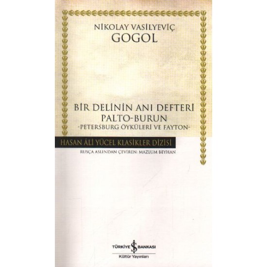 Bir Delinin Anı Defteri Hasan Ali Yücel Klasikleri-NIKOLAY GOGOL