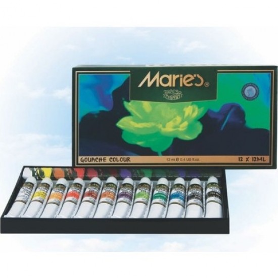 Maries Guaj Boya 12Mlx 12 Adet Karışık Renk (7312B)