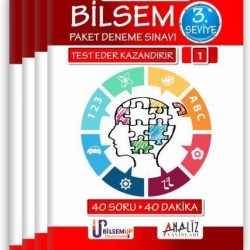 Analiz Yayınları Bilsem Paket Deneme Sınavları 3.Seviye