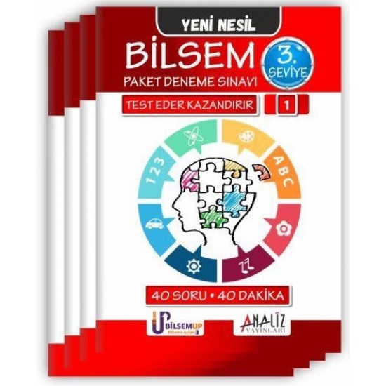 Analiz Yayınları Bilsem Paket Deneme Sınavları 3.Seviye