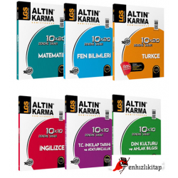 Altın Karma LGS Tüm Dersler 10lu Branş Branş Deneme Seti