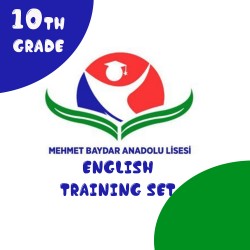 Mehmet Baydar Anadolu lisesi 10. Sınıf İngilizce Eğitim Seti
