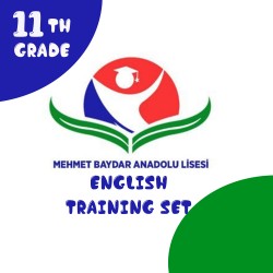 Mehmet Baydar Anadolu lisesi 11. Sınıf İngilizce Eğitim Seti Mehmet Baydar Anadolu lisesi 11. Sınıf İngilizce Eğitim Seti