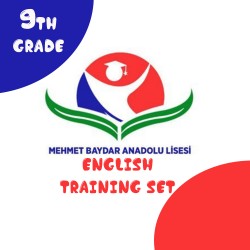 Mehmet Baydar Anadolu lisesi 9. Sınıf İngilizce Eğitim Seti