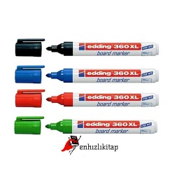 Edding 360 XL Beyaz Yazı Tahtası Kalemi Kırmızı