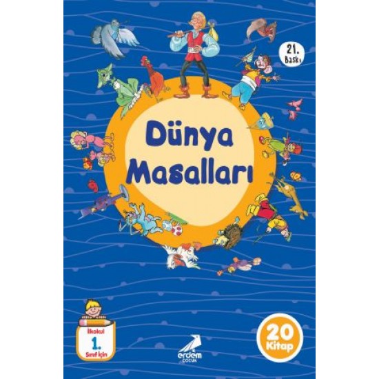 Dünya Masalları (Düz Yazılı) (20 kitap)