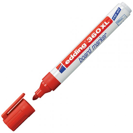 Edding 360 XL Beyaz Yazı Tahtası Kalemi Kırmızı