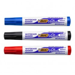 Bic Velleda Beyaz Tahta Kalemi 1 Siyah 1 Kırmızı 1 Mavi 