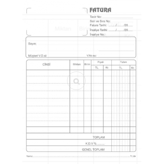 FOLIX Fatura ve İrsaliyeli Fatura Defterleri 3-50 OTOKOPİLİ