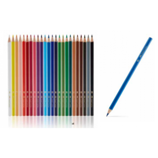 Faber Castell 24 Renk Kuru Boya Karton kutu