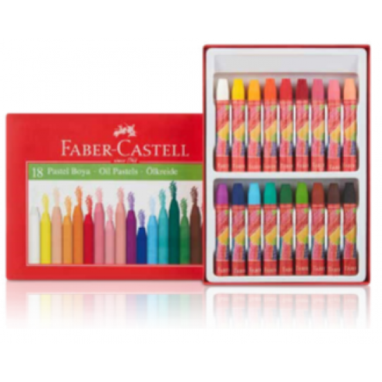 Faber-Castell Karton Kutu Pastel Boya 18 Renk