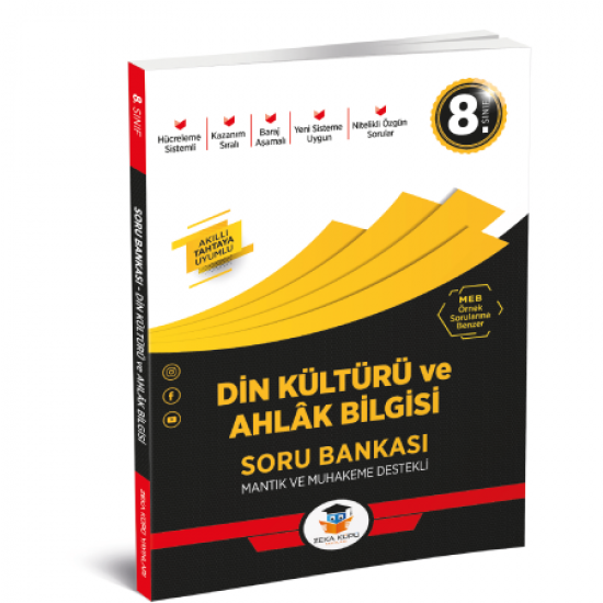 Zeka Küpü Yayınları 8. Sınıf Din Kültürü ve Ahlak Bilgisi Mantık ve Muhakeme Destekli Soru Bankası