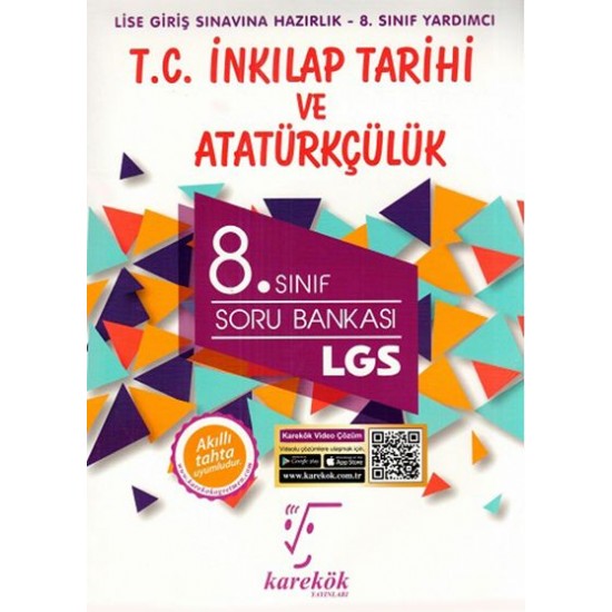 Karekök LGS 8.Sınıf T.C İnkılap Tarihi ve Atatürkçülük Soru Bankası Yeni