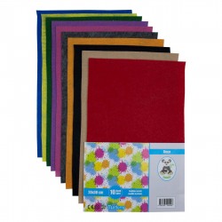 Keçe 20X30 1MM 10 Renk Paket