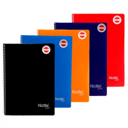 Notte Trend A4 60 Yaprak PP Defter 6'lı Karışık ( Asorti Renkler)