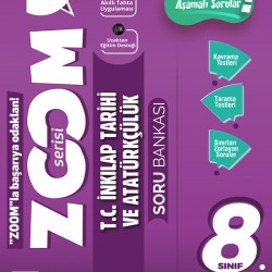 Günay Yayıncılık  8.Sınıf Zoom T.C. İnkılap Tarihi ve Atatürkçülük Soru Bankası