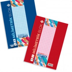 Milimetrik Blok Defter A4 30 Yaprak