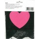 İyi ki Doğdun Yazısı (13,5*17 cm) Siyah Zemin-Pembe Kalp