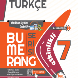 Günay Yayınları 7.Sınıf Bumerang Serisi Türkçe Soru Bankası