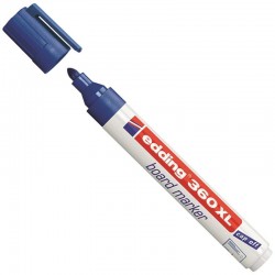 Edding 360 XL Beyaz Yazı Tahtası Kalemi Mavi