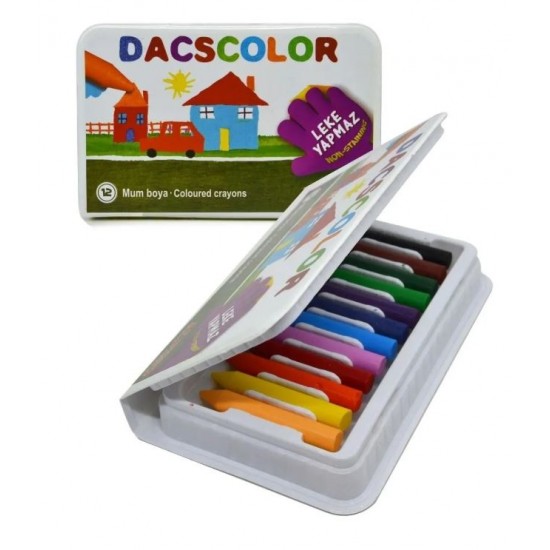 Alpino Dacscolor 12 Renk Pastel Mum Boya