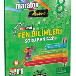 Maraton Yayıncılık 8. Sınıf LGS Fen Bilimleri Etkinlikli Soru Bankası