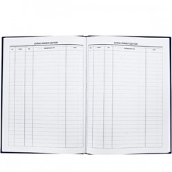 Zimmet Defteri 20x28 Ciltli Sert Kapak